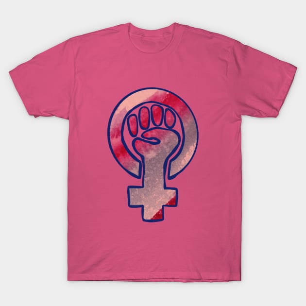 Feminist Symbol T-Shirt by bubbsnugg